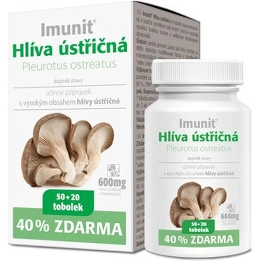 Imunit Oyster mushroom 1×70 cps, oyster mushroom