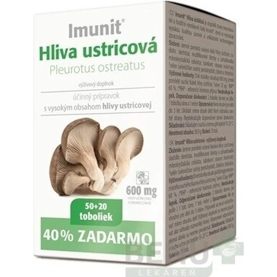 Imunit Oyster mushroom 1×70 cps, oyster mushroom