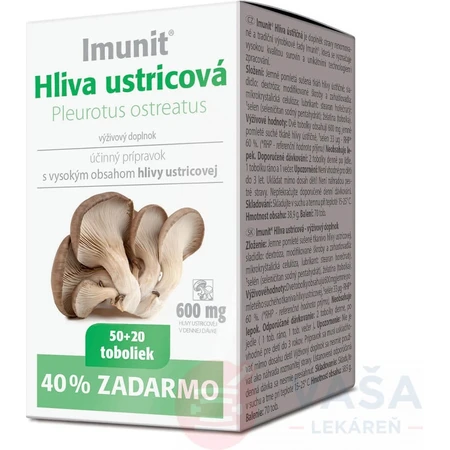 Imunit Oyster mushroom 1×70 cps, oyster mushroom