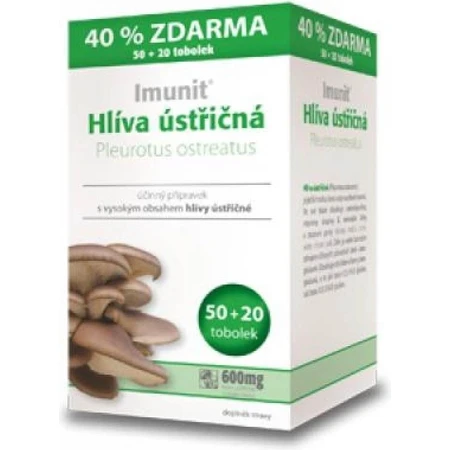Imunit Oyster mushroom 1×70 cps, oyster mushroom