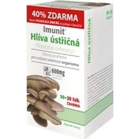 Imunit Oyster mushroom 1×70 cps, oyster mushroom