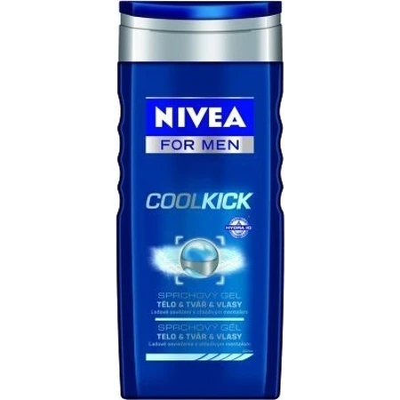 NIVEA Men Cool Kick Shower Gel 250ml 1×250ml 1×250ml, effet rafraîchissant