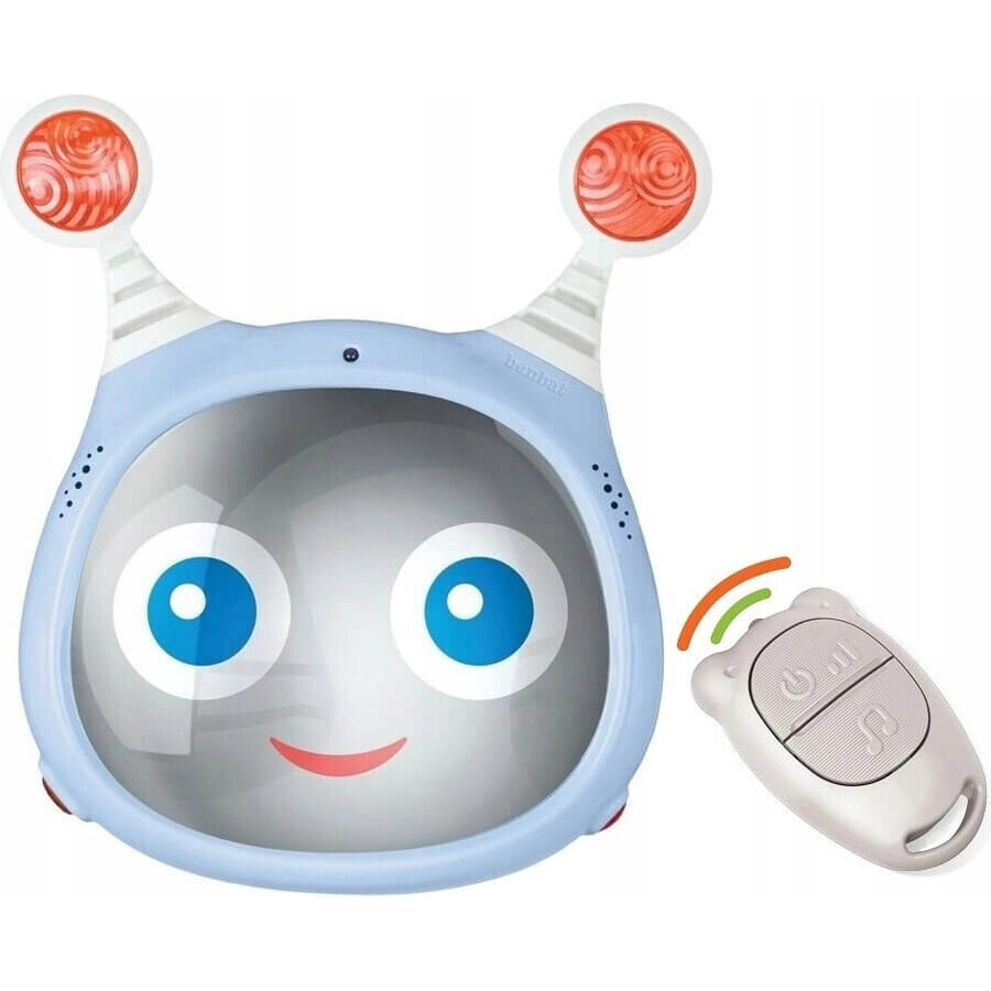 BENBAT Specchio attivo per auto con melodie Oly Blue 0m+ 1×1 pz, specchio per bambini