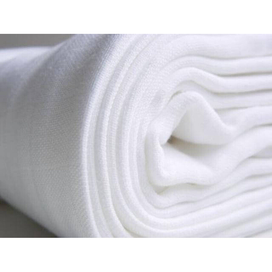 XKKO Scutece clasice din bumbac 80x80 alb - 10pcs 1×1 pcs