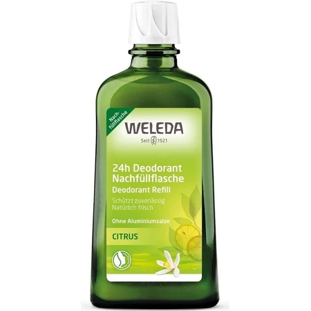 WELEDA Deodorant Citrus 1×200 ml, deodorant, navulling - zonder spray