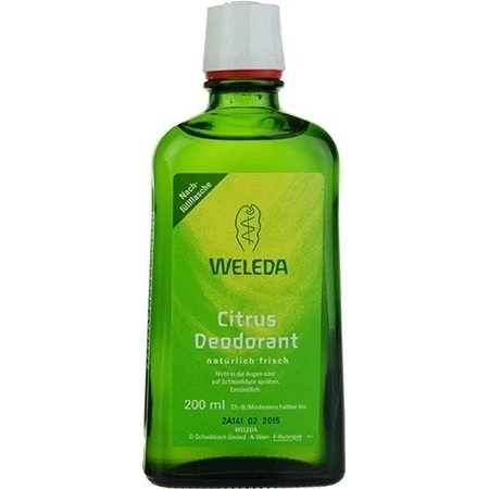 WELEDA Deodorant Citrus 1×200 ml, deodorant, navulling - zonder spray