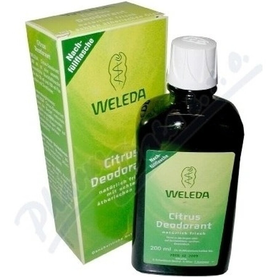 WELEDA Deodorant Citrus 1×200 ml, deodorant, refill - fără pulverizator
