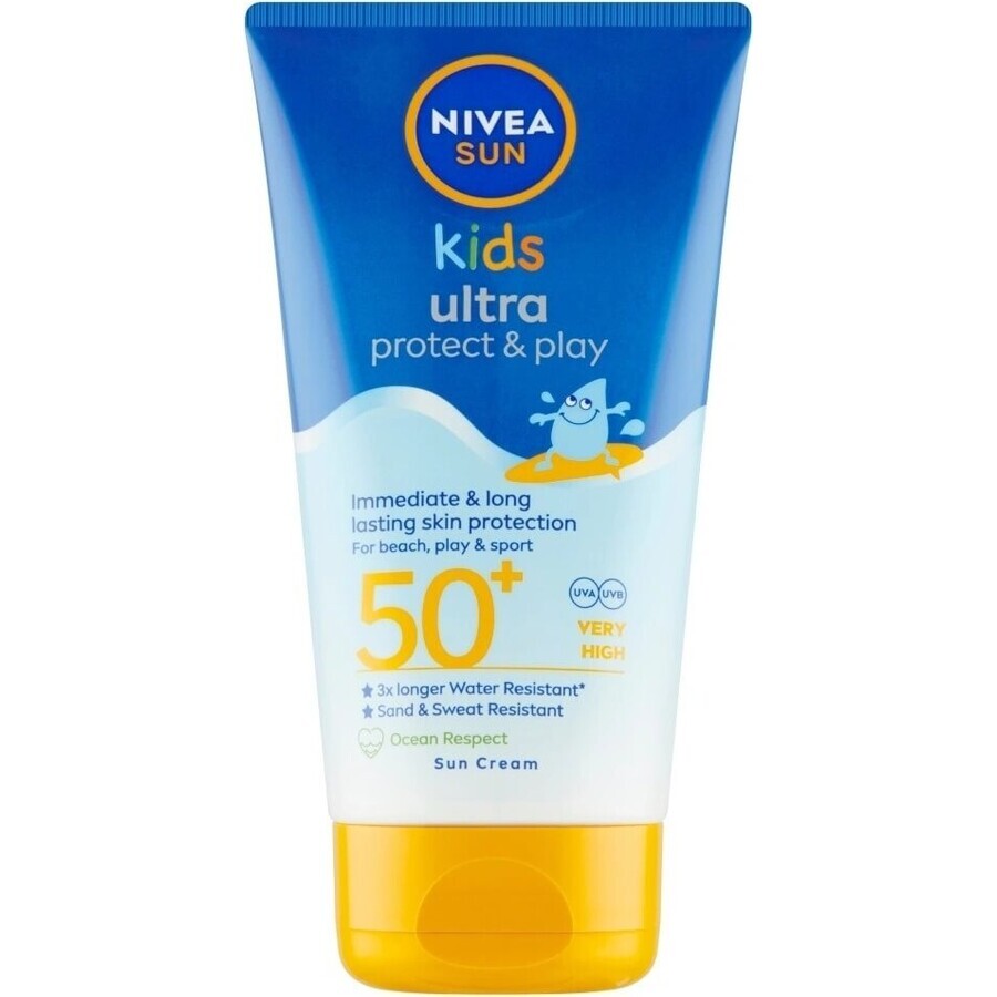 Nivea Sun Baby Lotion Protect&Play OF 50+ 1×150 ml, lozione solare per bambini