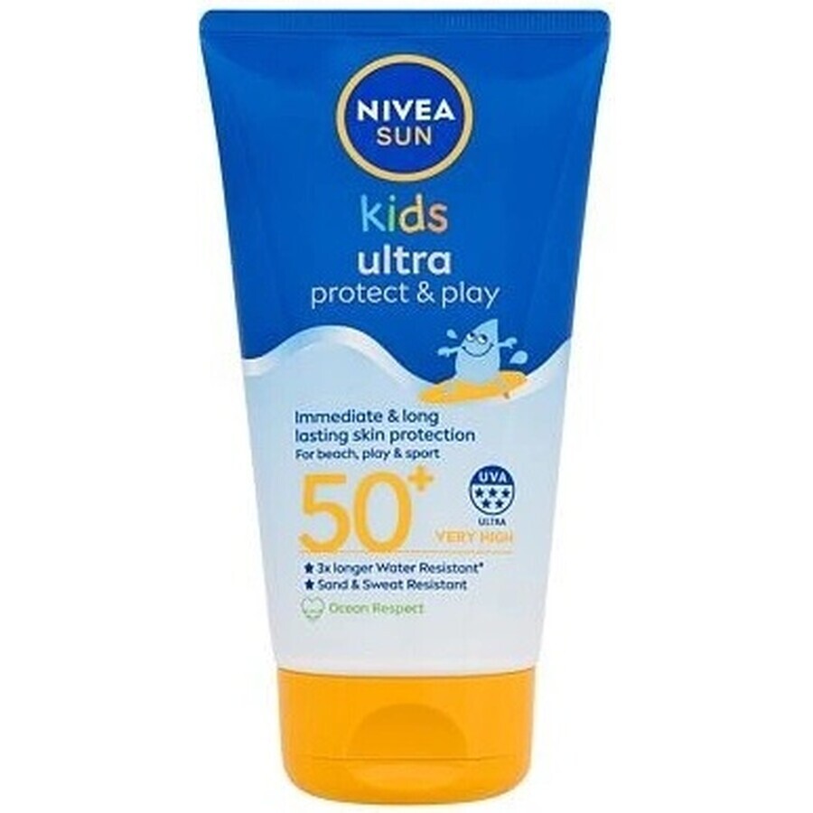 Nivea Sun Baby Lotion Protect&Play OF 50+ 1×150 ml, lozione solare per bambini