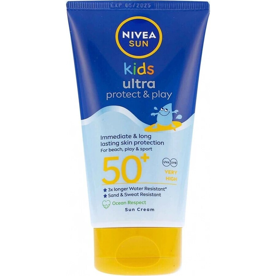 Nivea Sun Baby Lotion Protect&Play OF 50+ 1×150 ml, lozione solare per bambini