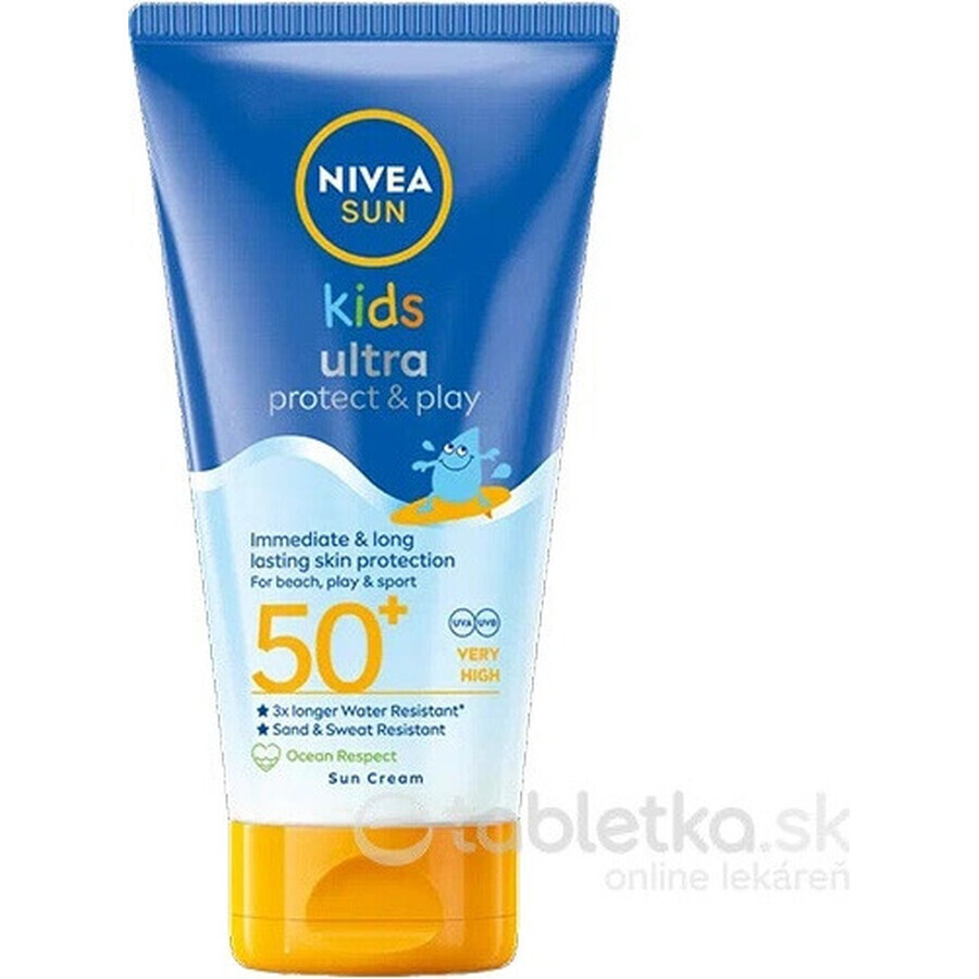 Nivea Sun Baby Lotion Protect&Play OF 50+ 1×150 ml, lozione solare per bambini