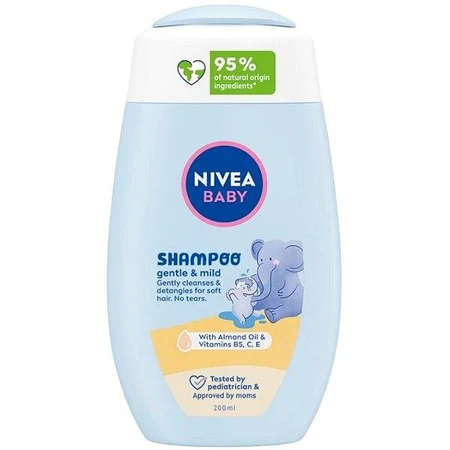 Nivea Baby Champú suave 200ml 1×200 ml, champú