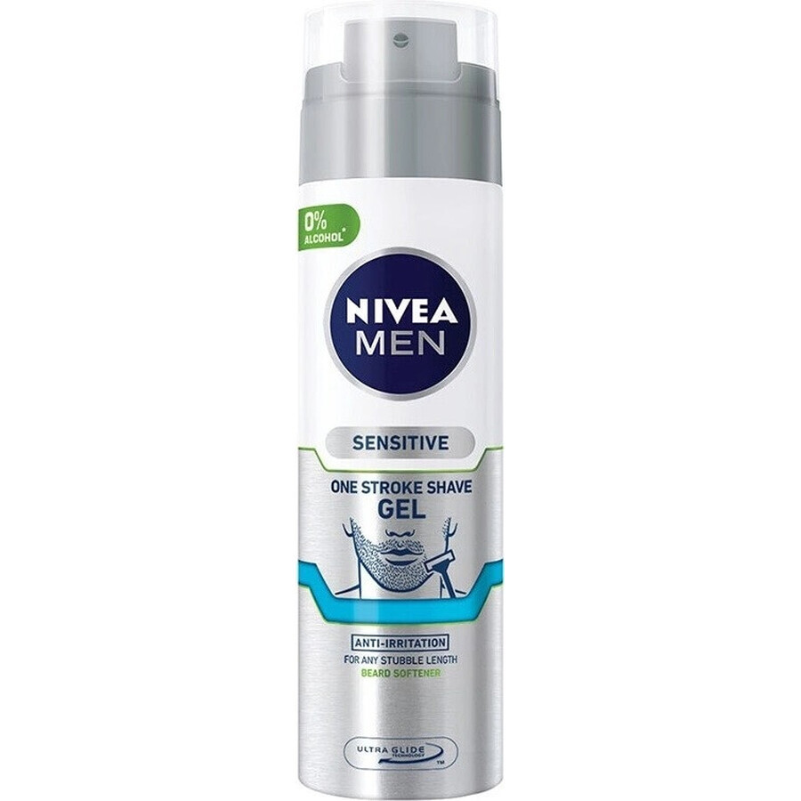 NIVEA Men Sensitive Shave 3 Day Beard Gel 1×200 ml, shaving gel