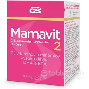 GS Mamavit 2 Embarazo y Lactancia 1×60 cps, complemento alimenticio