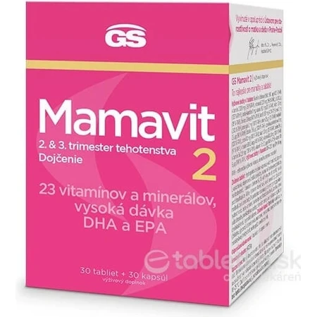 GS Mamavit 2 Embarazo y Lactancia 1×60 cps, complemento alimenticio