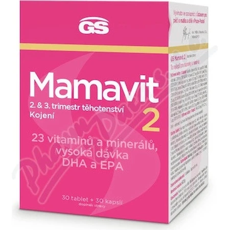 GS Mamavit 2 Embarazo y Lactancia 1×60 cps, complemento alimenticio