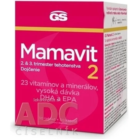 GS Mamavit 2 Embarazo y Lactancia 1×60 cps, complemento alimenticio