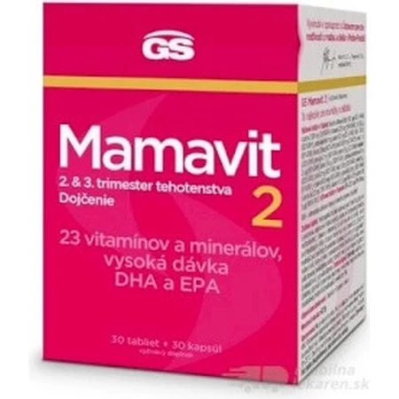 GS Mamavit 2 Embarazo y Lactancia 1×60 cps, complemento alimenticio