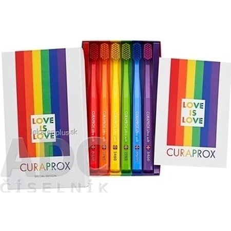CURAPROX CS 5460 ultra soft, Rainbow edition 1×6 pcs, toothbrush