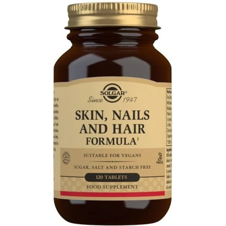 Solgar Skin, Nails & Hair Formula voor huid, haar en nagels 120 tabletten 1×120 tbl, voedingssupplement
