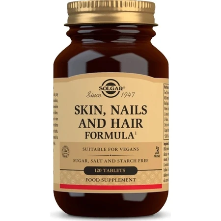 Solgar Skin, Nails & Hair Formula voor huid, haar en nagels 120 tabletten 1×120 tbl, voedingssupplement
