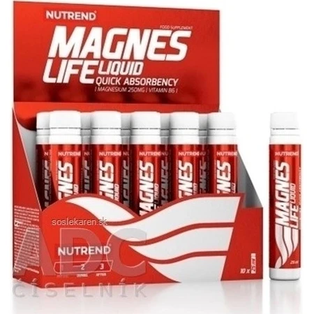 NUTREND MAGNESLIFE Flüssig 10×25 ml, Flasche