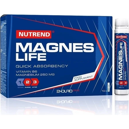 NUTREND MAGNESLIFE Flüssig 10×25 ml, Flasche