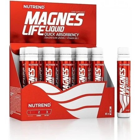 NUTREND MAGNESLIFE Flüssig 10×25 ml, Flasche