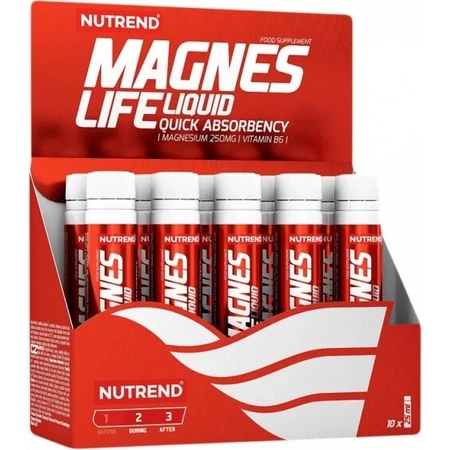 NUTREND MAGNESLIFE Flüssig 10×25 ml, Flasche