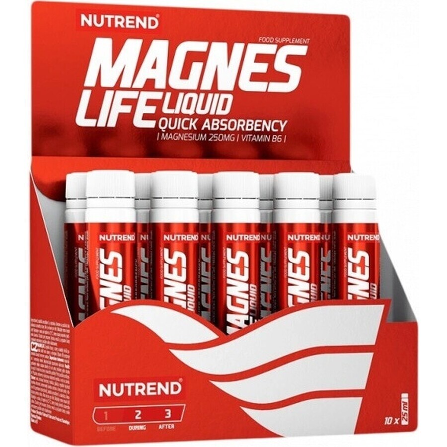 NUTREND MAGNESLIFE Vloeibaar 10×25 ml, fles