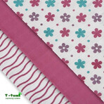 T-tomi Pañales de Tela TETRA - Flores Rosas 1×3 uds, Pañales de Bebé - Flores T-tomi Pañales de Tela TETRA - Flores Rosas 1×3 uds, Pañales de Bebé - Flores