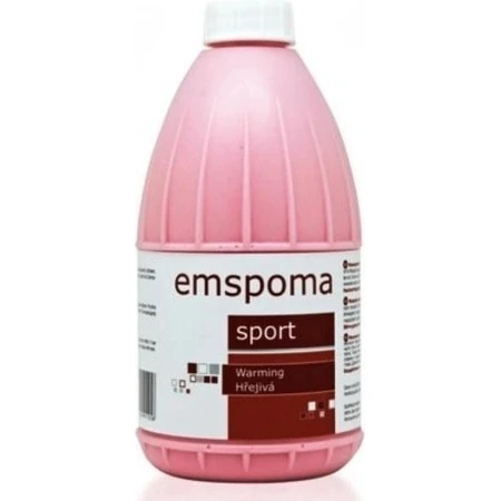 EMSPOMA Warming - roze "O" 1×500 ml, massage-emulsie