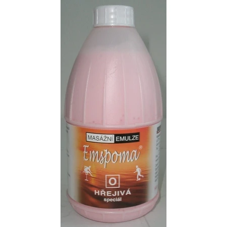 EMSPOMA Warming - roze "O" 1×500 ml, massage-emulsie
