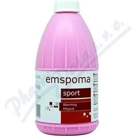 EMSPOMA Warming - roze "O" 1×500 ml, massage-emulsie