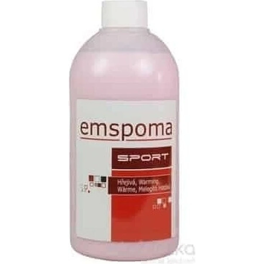 EMSPOMA Warming - roze "O" 1×500 ml, massage-emulsie