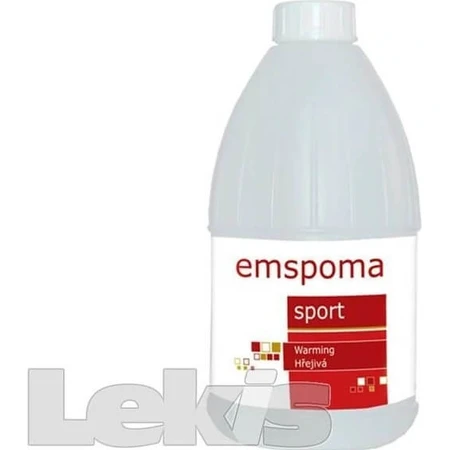 EMSPOMA Warming - roze "O" 1×500 ml, massage-emulsie