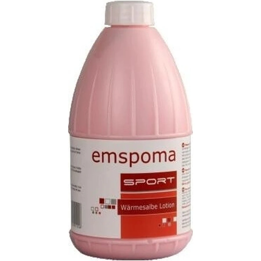 EMSPOMA Warming - roze "O" 1×500 ml, massage-emulsie