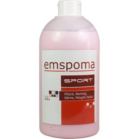 EMSPOMA Warming - roze "O" 1×500 ml, massage-emulsie