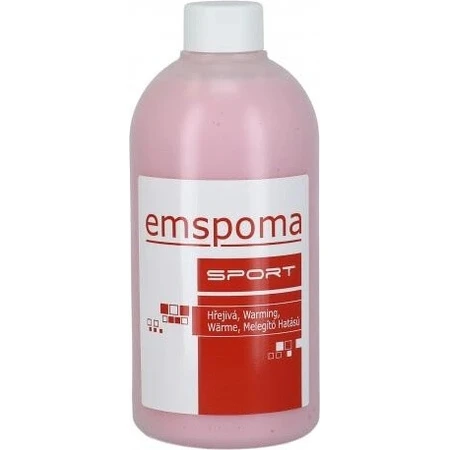 EMSPOMA Warming - roze "O" 1×500 ml, massage-emulsie