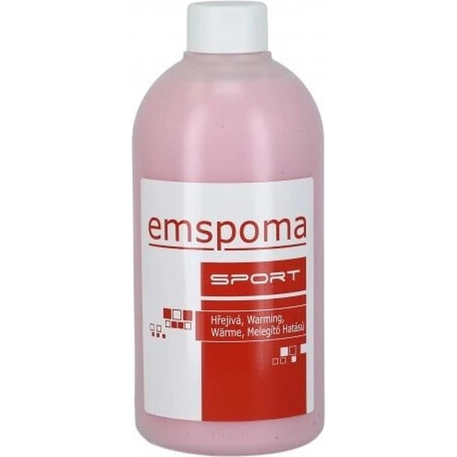 EMSPOMA Warming - roze "O" 1×500 ml, massage-emulsie