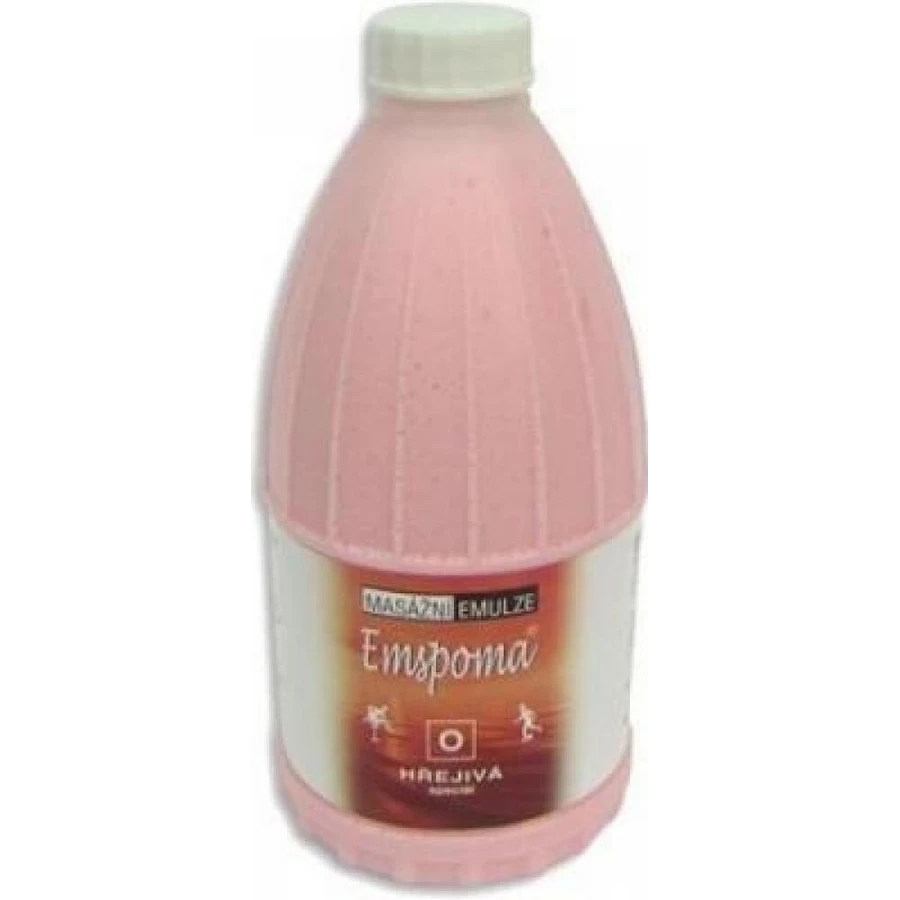 EMSPOMA Warming - roze "O" 1×500 ml, massage-emulsie