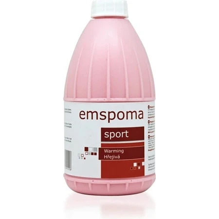 EMSPOMA Warming - roze "O" 1×500 ml, massage-emulsie