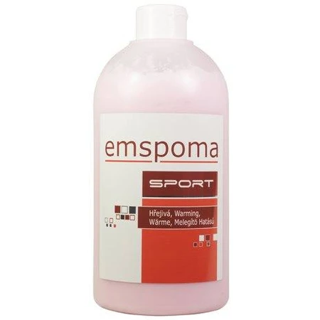 EMSPOMA Warming - roze "O" 1×500 ml, massage-emulsie