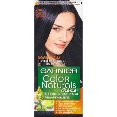 Garnier Color Naturals Coloración Permanente 2.10 Azul-Negro 1×1 pieza, coloración capilar