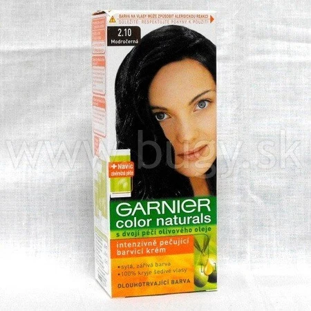 Garnier Color Naturals Coloración Permanente 2.10 Azul-Negro 1×1 pieza, coloración capilar