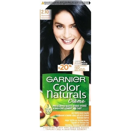 Garnier Color Naturals Coloración Permanente 2.10 Azul-Negro 1×1 pieza, coloración capilar