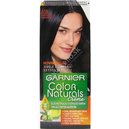Garnier Color Naturals Coloración Permanente 2.10 Azul-Negro 1×1 pieza, coloración capilar