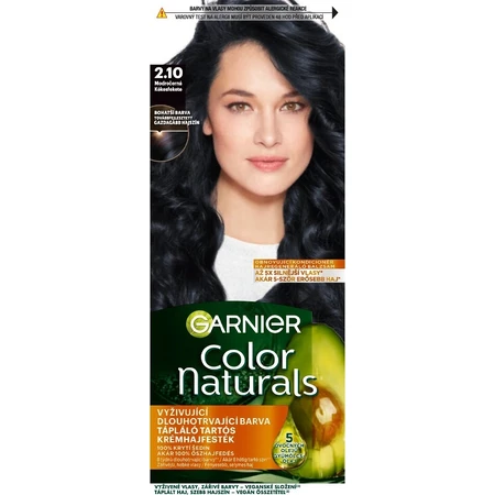 Garnier Color Naturals Coloración Permanente 2.10 Azul-Negro 1×1 pieza, coloración capilar