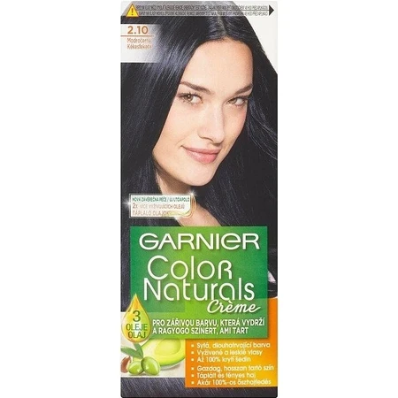 Garnier Color Naturals Coloración Permanente 2.10 Azul-Negro 1×1 pieza, coloración capilar
