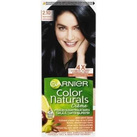 Garnier Color Naturals Coloración Permanente 2.10 Azul-Negro 1×1 pieza, coloración capilar